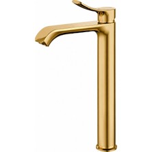 VALTEMO VALERO ÇANAK TİPİ LAVABO BATARYASI MAT ALTIN (VM-1214)
