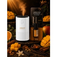 Areon Aromatik Difüzör Beyaz (Pleksi) + Mango