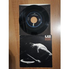 Plakperest U2 - Desıre - 1988 Usa Basım 45 Lik Plak