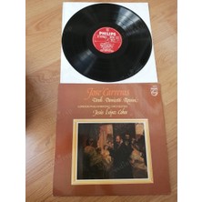 Plakperest Jose Carreras - Verdı / Donızettı / Rossını - 1981 Hollanda Basım Lp Albüm - 33 Lük Plak