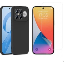 Tekno Grup Xiaomi Poco F8 Ultra Kılıf  Içi Kadife Yumuşak Lansman Kılıf-Siyah + Nano Esnek Ekran Koruyucu