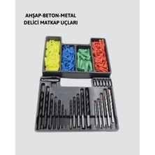 Renklime Matkap Ucu Seti 24 Parça Organizer Kutulu Ahşap Metal Beton Uyumlu Yeni Nesil - Lisinya