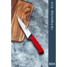 BHA Bıçakçı Hacı Ahmet Sürmene Bha Twix Serisi Doğrama, Kasap, Kurban Bıçağı - No.3 - 18,5 cm | 4116 Alman Kalitesi