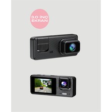 Renklime 3 Kanallı Araç Dvr – Ön + Iç + Arka Kamera ile Tam Kapsama, Yüksek Güvenlik Yeni Nesil - Lisinya