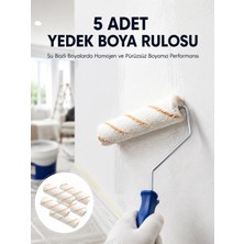 Marsilyan 5’li Mini Rulo Boya Seti Duvar Tavan Emülsiyon Uygulama
