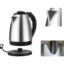 Renklime Kettle Su Isıtıcı C F Priz Uyumlu 220 - 240 V Paslanmaz Çelik Kablolu - Lisinya