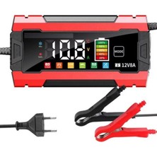 Datatek 12V 8A Akıllı Akü Şarj Cihazı 12V 8A LCD Ekranlı Pulse Repair Otomatik Akü Şarj & Desülfatör ( Lisinya )