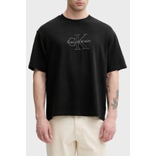 Calvin Klein Ss 20S Washed Spıne Graphıc Tee