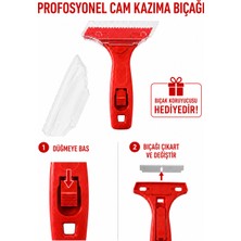 Cina Max Profesyonel Cam Kazıyıcı Jiletli Cam Kazıma Bıçağı Etiket Boya Silikon Yapışkan Temizleyici