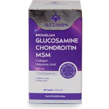 Datatek Glucosamine Chondroitin Msm + Collagen + Hyaluronic Acid + Bromelian 60 G - Lisinya