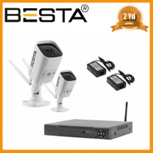 Mbb E-Ticaret 2 Dış Mekan Kablosuz Kamera Seti Kd- 2260