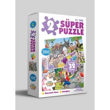 Binbir Göz Kitap 2 Süper Puzzle - Nasrettin Hoca Keloğlan +4 Yaş