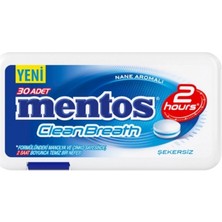 Mentos Clean Breath Nane Aromalı Şeker 21 gr *1'li