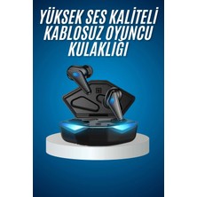 Renklime Bluetooth Kulaklık Oyuncu Kulaklığı Rgb Işıklı Oyunlarda Düşük Gecikme