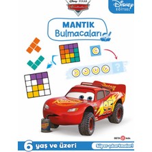 Binbir Göz Kitap Disney Eğitsel Arabalar Çıkartmalı Mantık Bulmacaları