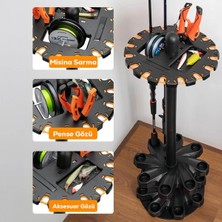 Foçalı Çok Fonksiyonlu 16 Gözlü Olta Kamış Standı