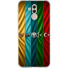 TechTree Huawei Mate 20 Lite Uyumlu Tarihi Türk Devletleri Bayrakları Baskılı Silikon Kılıf