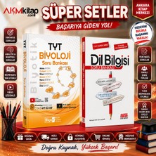 Akm Kitap Biyotik Tyt Biyoloji ve Akm Dil Bilgisi Soru Bankası Seti 2 Kitap