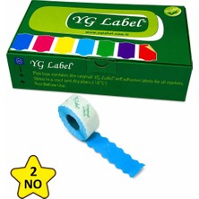 MTKardeşler Yg Label2 Numara Tekstil Meto Etiketi 42X1500 LÜK42 Rulo (1 Kutu)