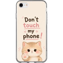 TechTree iPhone 6 - 6s Uyumlu Tlefonuma Dokunma  Baskılı Silikon Kılıf