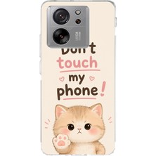 TechTree Xiaomi Mi 13T-13T Pro Uyumlu Tlefonuma Dokunma  Baskılı Silikon Kılıf