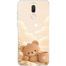 TechTree Huawei Mate 10 Lite Uyumlu Sevimli Tatlı Ayı Baskılı Silikon Kılıf