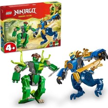TeknoKapsül LEGO Nınjago Jay’in Ejderha Robotu Savaşı 71853 - 4 Yaş ve Üzeri Çocuklar Için 2 Minifigür Içeren Ya