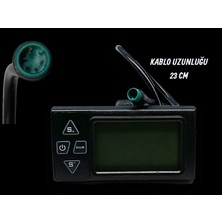 Prc E-Bike Kilometre Saati Digital Göstergeli 5 Pin  Skyjet Nitro Pro-4  Universal Fatbike