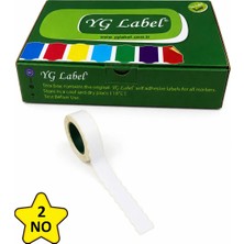 MTKardeşler Yg Label2 Numara Tekstil Meto Etiketi 42X1500 LÜK42 Rulo (1 Kutu)
