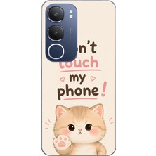 TechTree Vivo Y19S Uyumlu Tlefonuma Dokunma  Baskılı Silikon Kılıf