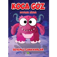 Binbir Göz Kitap Koca Göz Boyama – Sevimli Canavarlar