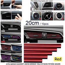 Viteksa Çıta Işıksız Elkamet 20CM Kırmızı 10LU Peteğe Geçme