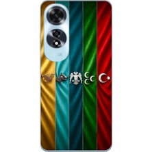 TechTree Oppo A60 Uyumlu Tarihi Türk Devletleri Bayrakları Baskılı Silikon Kılıf