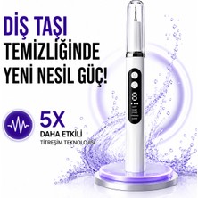 Raylax Diş Etitemizleme 500MAH Bataryalı, 5x Temizleme Modlu Ultrasonik Akıllı Diş Temizleme Cihazı