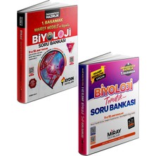 Aydın Yayınları Aydın + Miray 2027 Tyt Maarif Biyoloji Soru Bankası Seti Kitap