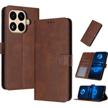 M.TK Moveteck Xiaomi Mi 17T Pro Kılıf 360 Tam Kaplar Deri Dokulu Kapaklı Cüzdan Standlı Kartvizitli Kopçalı Kapak Kartlıklı
