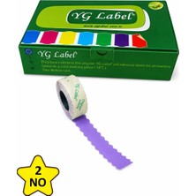 MTKardeşler Yg Label2 Numara Tekstil Meto Etiketi 42X1500 LÜK42 Rulo (1 Kutu)