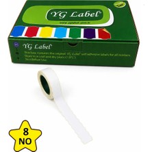 MTKardeşler Yg Label 8 Numara Tekstil Meto Etiketi 42X1500 LÜK42 Rulo (1 Kutu)