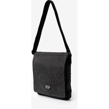 Old Cotton Cargo Western Bag Kanvas ve Deri Unisex Laptop Tablet Postacı Omuz Çantası