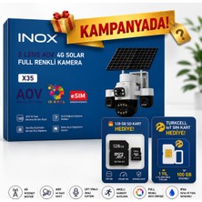 Sovdex Inox X35 5 Lens 4g Solar 12X Zoom | 6 Motor | Aov 7/24 Kayıt |kampanyada