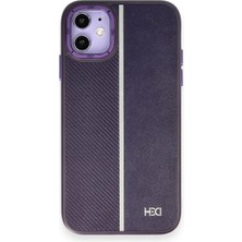 Fuchsia HDD  iPhone 11 Kılıf HBC-155 Lizbon Kapak - Derin Mor