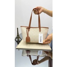 Pazarvia Shop Kol Çantası Modern Monogram