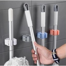 Uzman Toptan Mey Ithalat® Yapışkanlı Pratik Mop Tutucu 4 Adet Beyaz