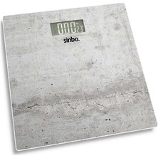 MarkEntegra Sinbo SBS-4451 Banyo Baskülü, Sinbo Dijital Baskül, Cam Baskül Mermer Renk