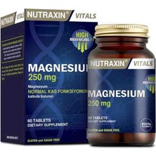 Nutraxin Magnesium 250 Mg 60 Tablet