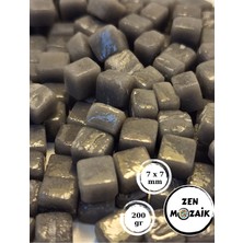 Zen Mozaik Sanatsal Mozaik Çalışmalarınız Için Renkli Cam Mozaik Taşı - 7x7 mm (Açık Mavi)
