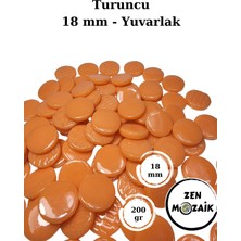 Zen Mozaik Sanatsal Mozaik Çalışmalarınız Için 18 mm Çaplı Yuvarlak Cam Mozaik Taşı