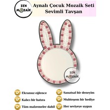 Zen Mozaik Ahşap Şablonlu Çocuk Mozaik Seti- Sanatsal Eğitici Oyuncak - Kendin Yap Seti