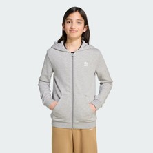 Adidas Full-Zip Çocuk Kapüşonlu Üst