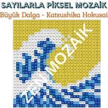 Zen Mozaik Sayılarla Piksel Mozaik Kendin Yap Seti  Sanatsal Mozaik Serisi - Piksel/pixel Sanatı
